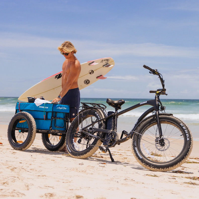 Load image into Gallery viewer, DELUXE SURF CARGO BIKE TRAILER
