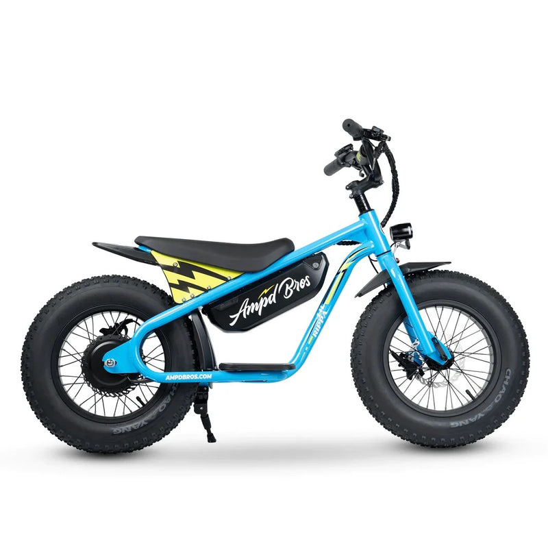 Load image into Gallery viewer, lil rippa kids electric bike blue

