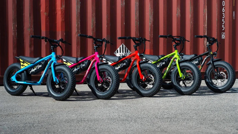 Load image into Gallery viewer, lil rippa kids electric bike colours
