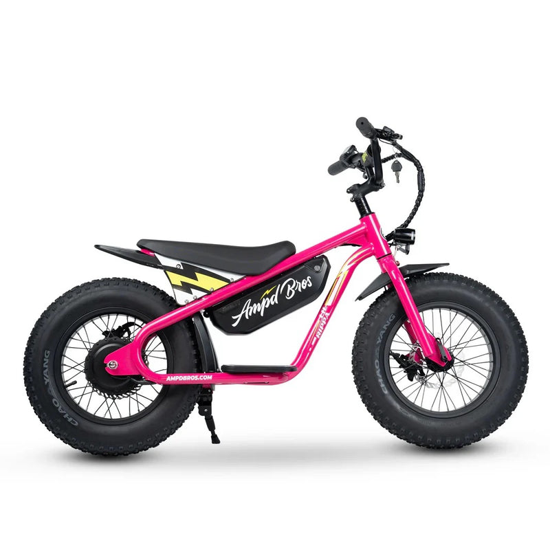Load image into Gallery viewer, lil rippa kids electric bike pink
